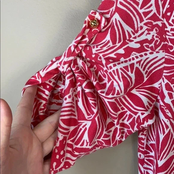 Lilly Pulitzer Pink and White Dress - Picture 3 of 9